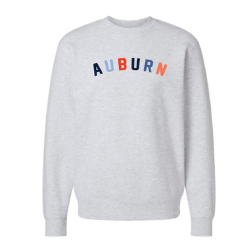 The Auburn Multi Arch | Adult Ash Sweatshirt