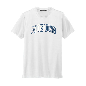 The Auburn Outline Arch | White Tee