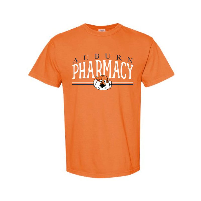 The Auburn Pharmacy Stripes | Adult Burnt Orange Tee