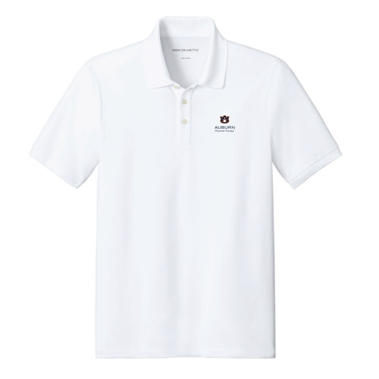 The Auburn Physical Therapy Logo | Embroidered Adult White Polo
