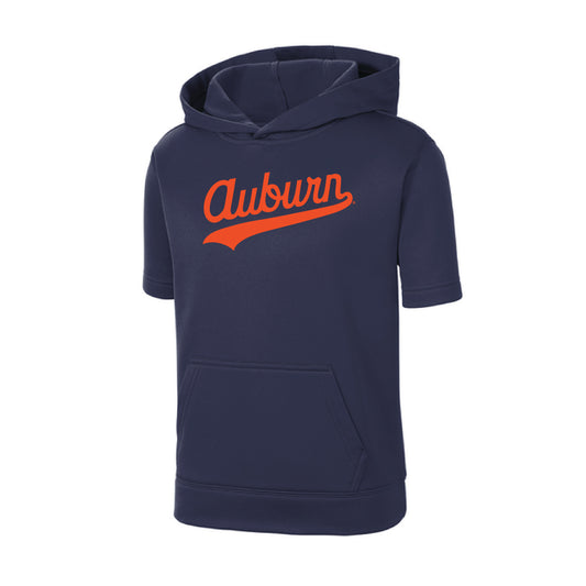 The Auburn Script Logo | Youth Navy Tee