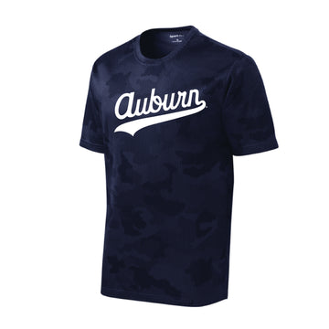 The Auburn Script Logo | Youth True Navy Tee