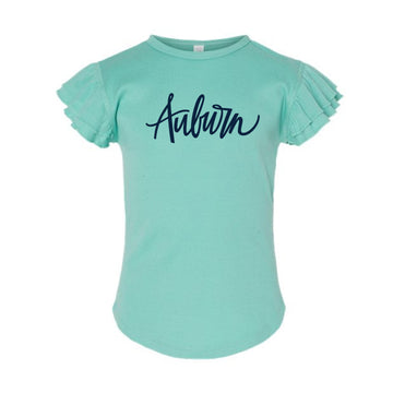 The Auburn Script | Toddler Saltwater Tee