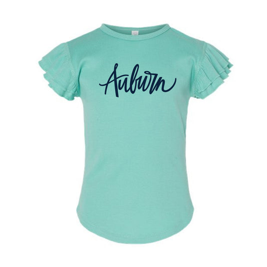 The Auburn Script | Toddler Saltwater Tee