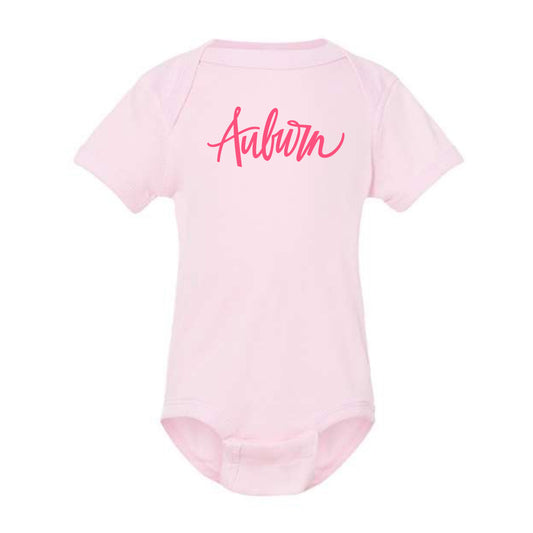 The Auburn Script | Baby Ballerina Onesie