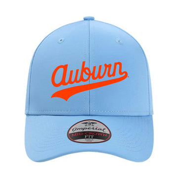 The Auburn Script Logo Hat | Embroidered Powder Blue Cap