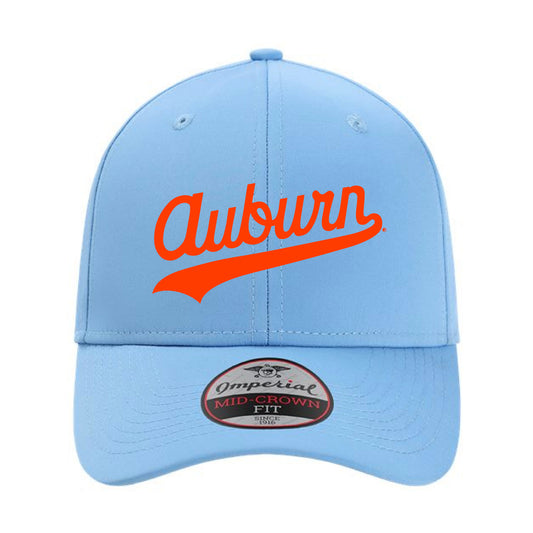 The Auburn Script Logo Hat | Embroidered Powder Blue Cap