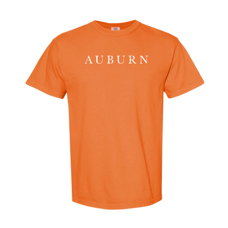 The Auburn Serif | Burnt Orange Tee
