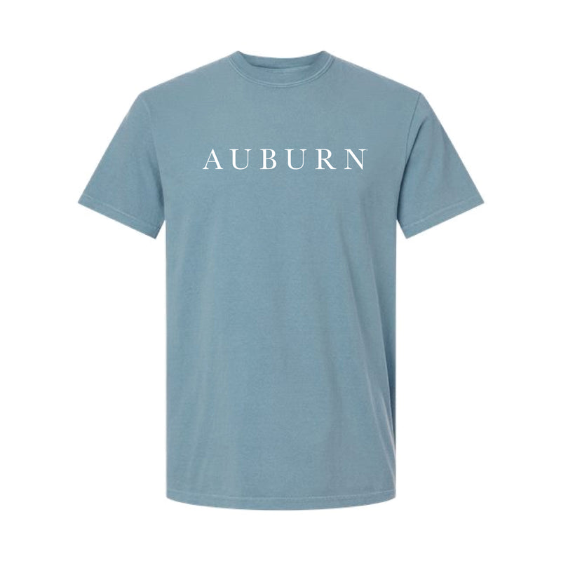The Auburn Serif | Ice Blue Tee