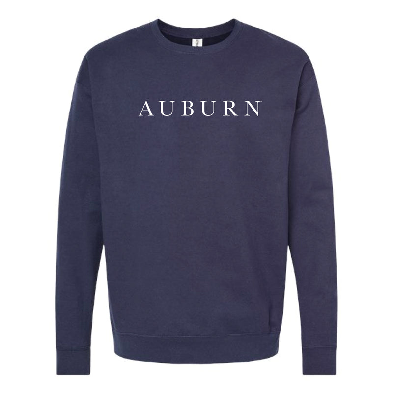 The Auburn Serif | Navy Sweatshirt