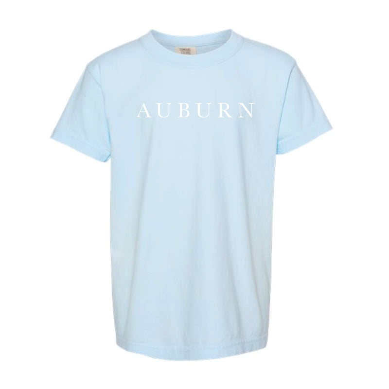 The Auburn Serif | Youth Chambray Tee