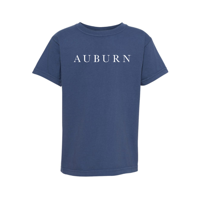The Auburn Serif | Youth China Blue Tee