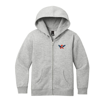 The Auburn Throwback | Youth Light Heather Grey Hoodie