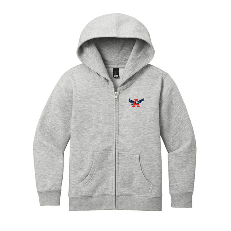 The Auburn Throwback | Youth Light Heather Grey Hoodie
