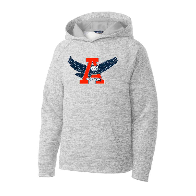 The Auburn Throwback | Youth Silver Electric Hooded Sweatshirt
