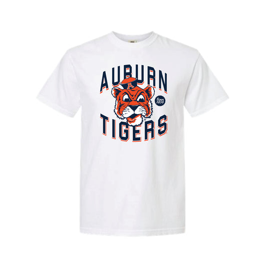 The Auburn Tigers Beanie | Adult White Tee
