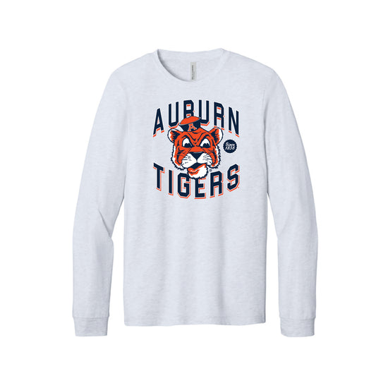 The Auburn Tigers Beanie | Adult Ash Long Sleeve Tee