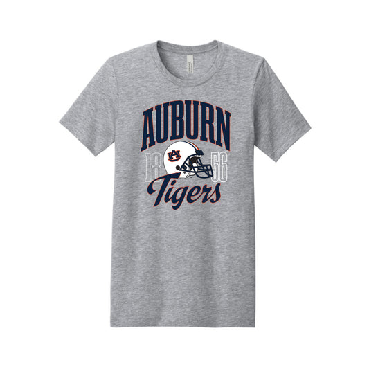 The Vintage Tigers Football Helmet | Adult Athletic Heather Tee