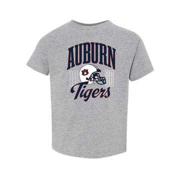 The Vintage Tigers Football Helmet | Toddler Heather Tee
