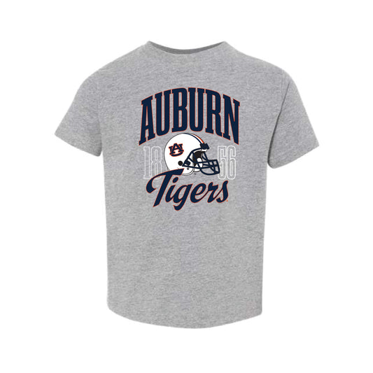 The Vintage Tigers Football Helmet | Toddler Heather Tee