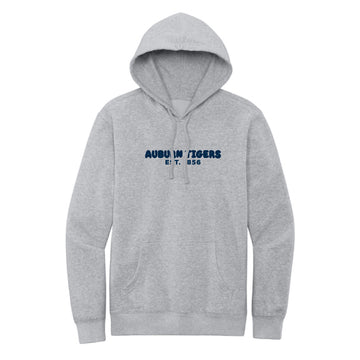 The Auburn Tigers Puff | Light Heather Grey Fleece Hoodie