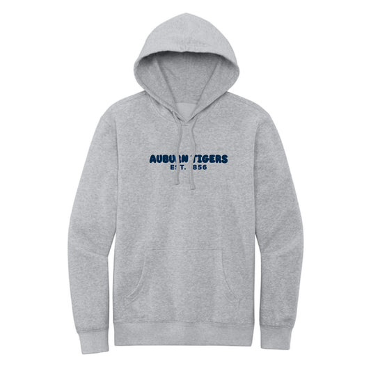 The Auburn Tigers Puff | Light Heather Grey Fleece Hoodie