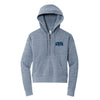 The Auburn Tigers Wavy |  Navy Frost 1/2 zip Pullover