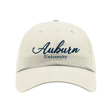The Auburn University Script Hat | Embroidered Stone Performance  Cap