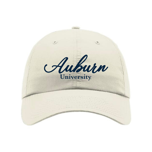 The Auburn University Script Hat | Embroidered Stone Performance  Cap