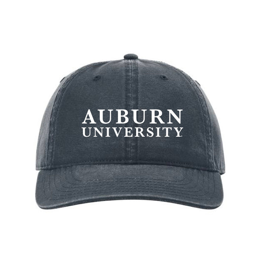 The Auburn University Serif Hat | Embroidered Navy Richardson Cap