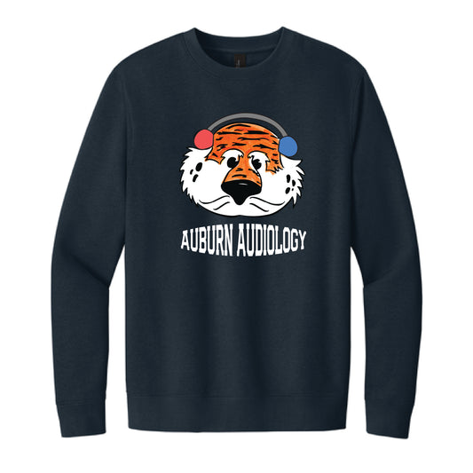 The Audiology Aubie | New Navy Crewneck Sweatshirt