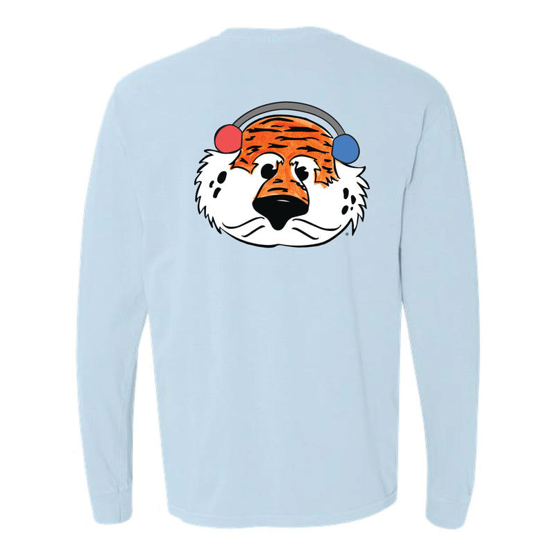 The Audiology Aubie | Chambray Long Sleeve Tee