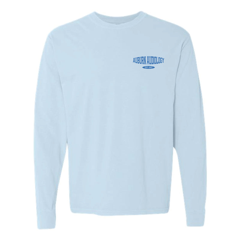 The Audiology Aubie | Chambray Long Sleeve Tee