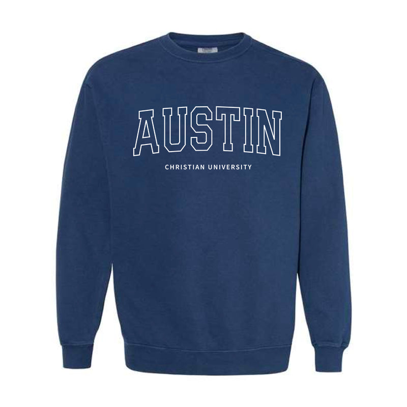 The Austin Christian Arch | True Navy Sweatshirt