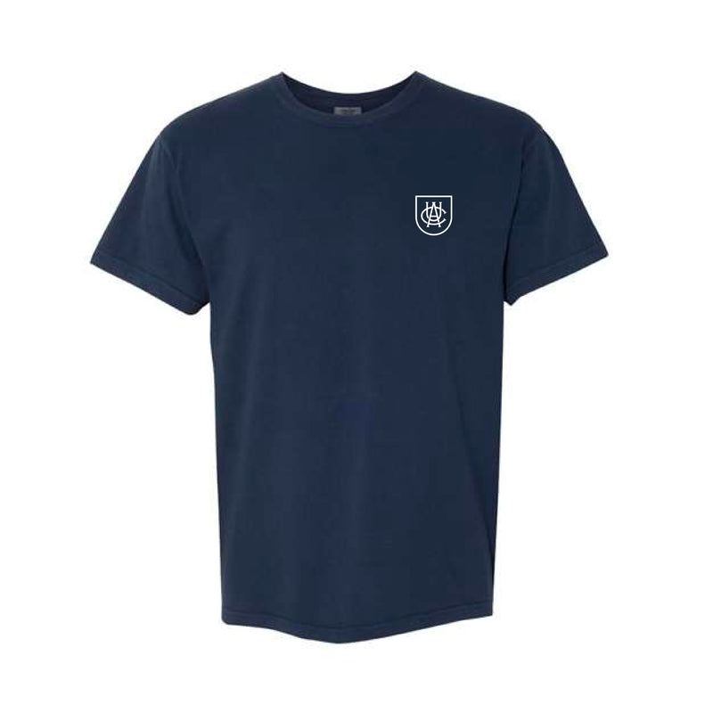 The Austin Christian University Block | True Navy Tee