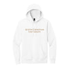 The Austin Christian University Seal | White Fleece Hoodie