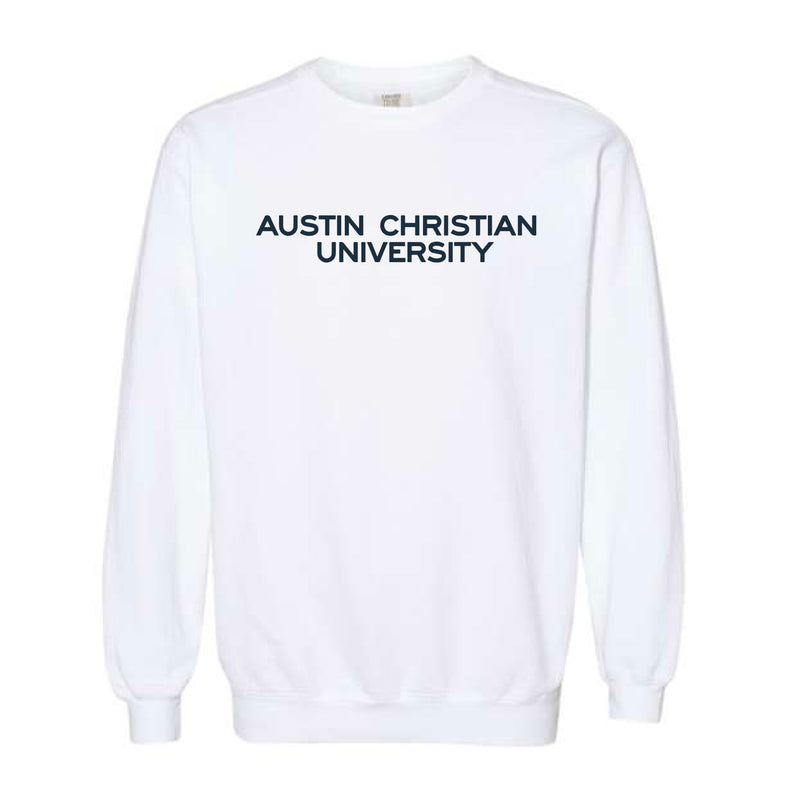 The Austin Christian University | White Sweatshirt