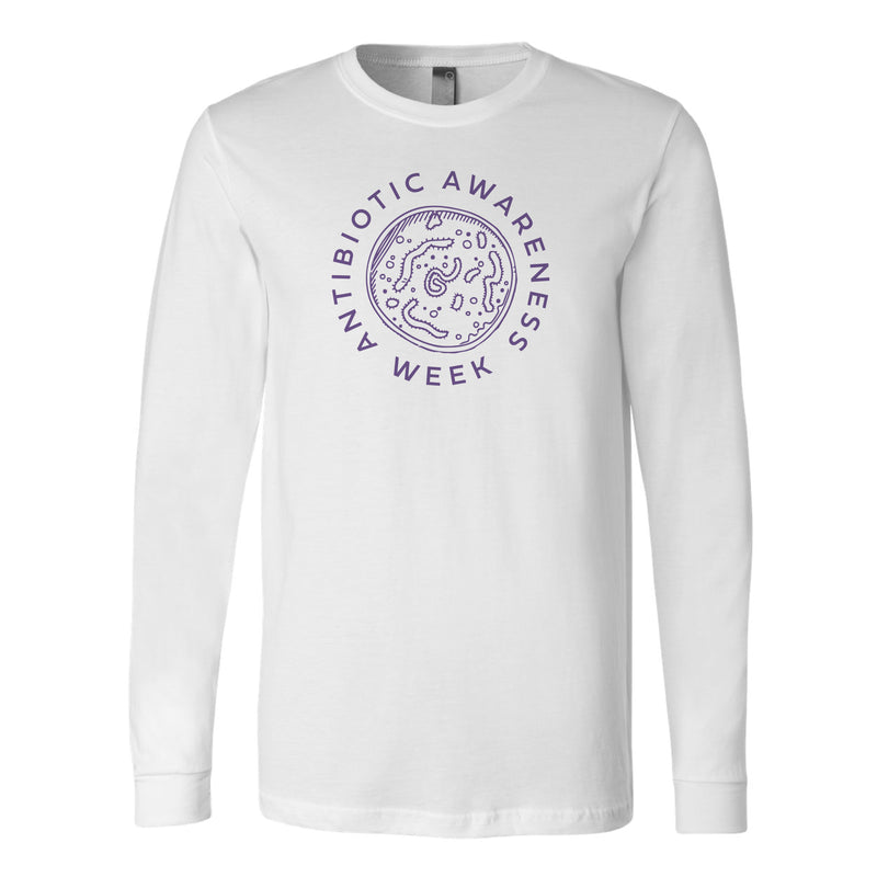 The Awareness Week Circle | White Long Sleeve Tee