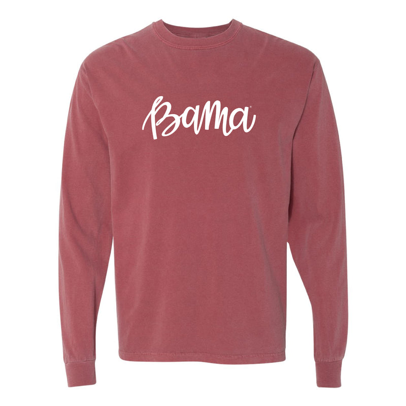 The Bama Script | Brick Long Sleeve