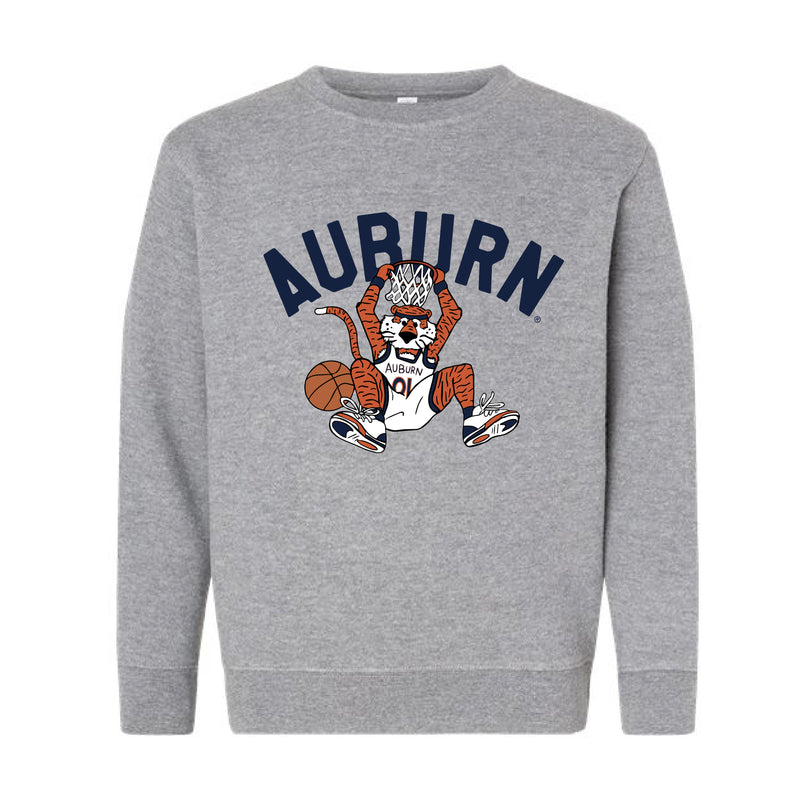 The Basketball Aubie | Youth Heather Sweatshirt