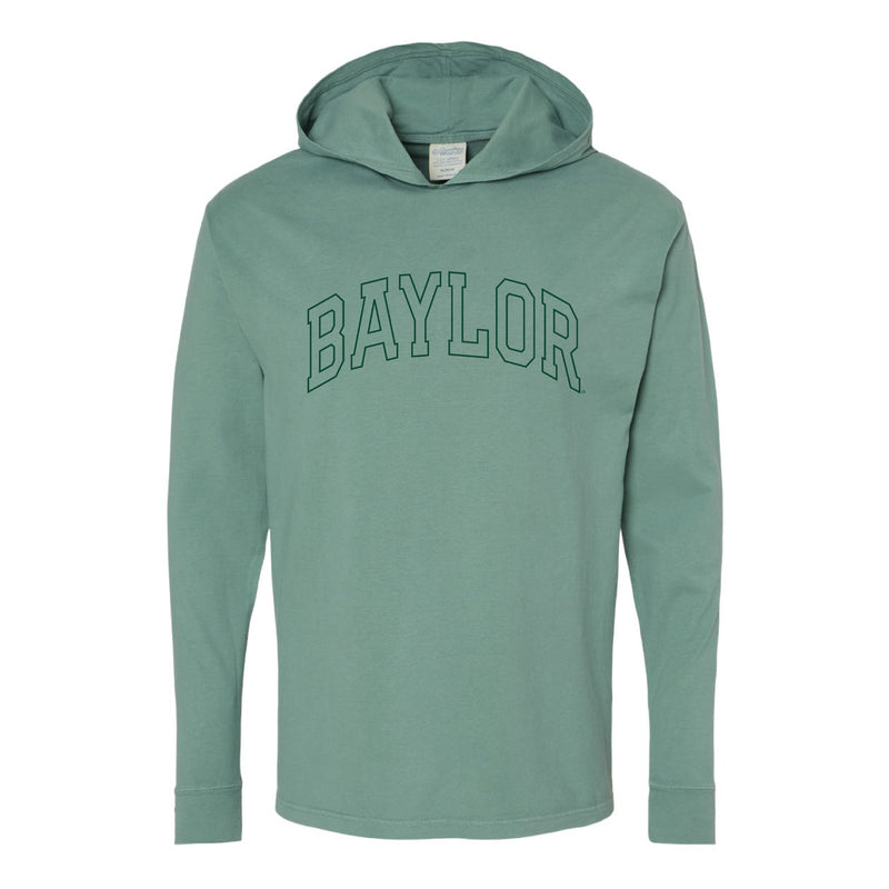 The Baylor Arch Outline | Cypress Green Hoodie