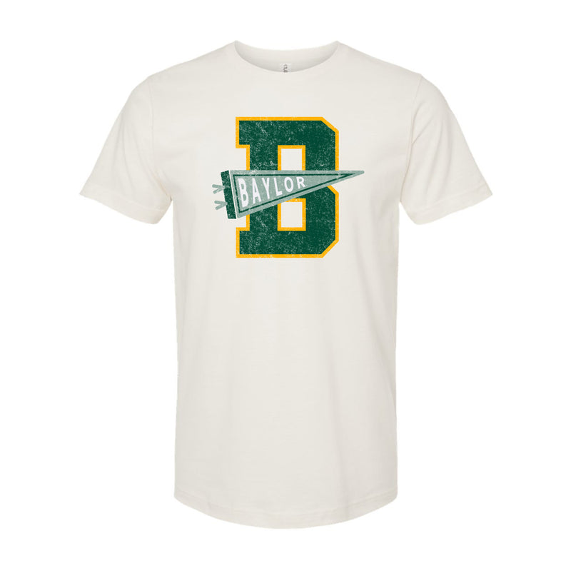 The Baylor Pennant | Vintage Natural Tee