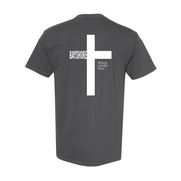 The Bayshore Cross | Pepper Tee