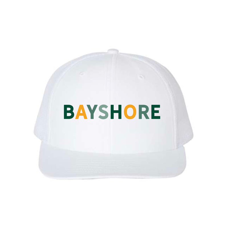 The Bayshore Multi | Embroidered White Richardson Trucker Cap