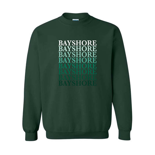 The Bayshore Repeat | Forest Oversized Crewneck Sweatshirt