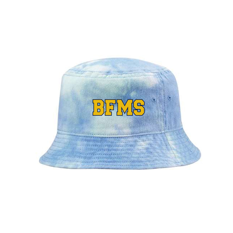 The BFMS Block | Embroidered Sky Tie-Dyed Bucket Hat