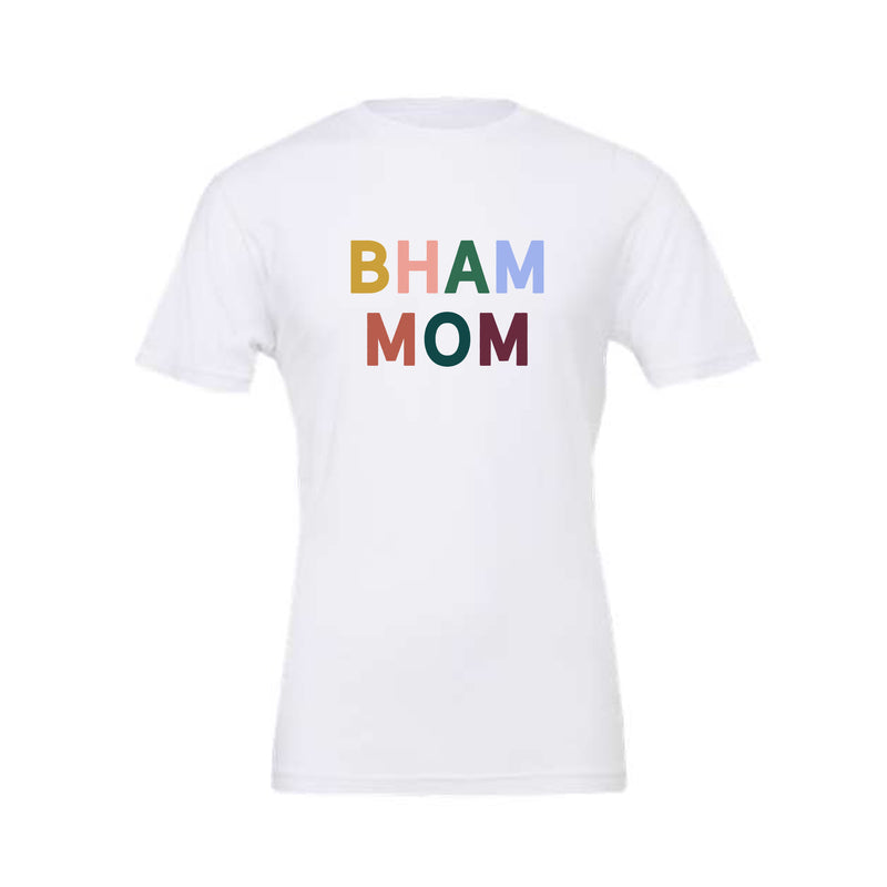 The BHAM Mom Multi | White Tee