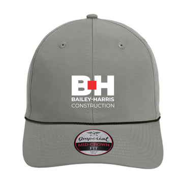 The Full Logo | Embroidered Grey/ Black Imperial Cap