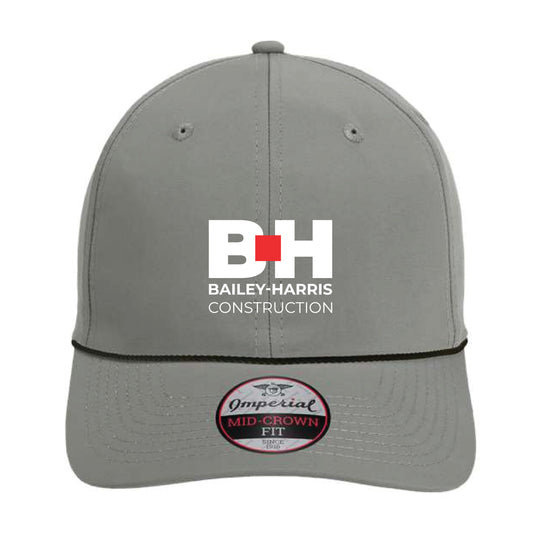 The Full Logo | Embroidered Grey/ Black Imperial Cap