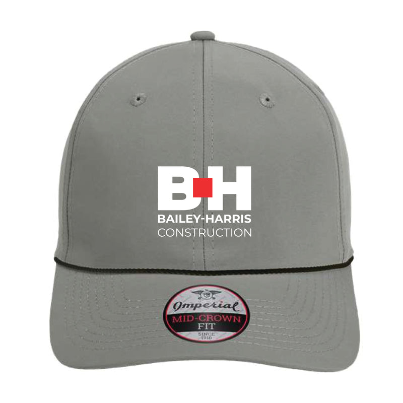 The Full Logo | Embroidered Grey/ Black Imperial Cap